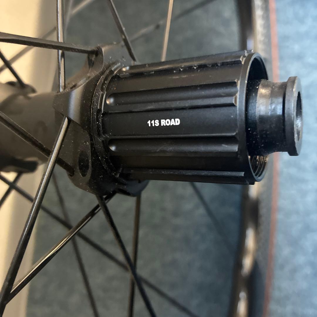 disc コンチネンタルグランプリタイヤ28C 新品取り付け済みカーボンホイール