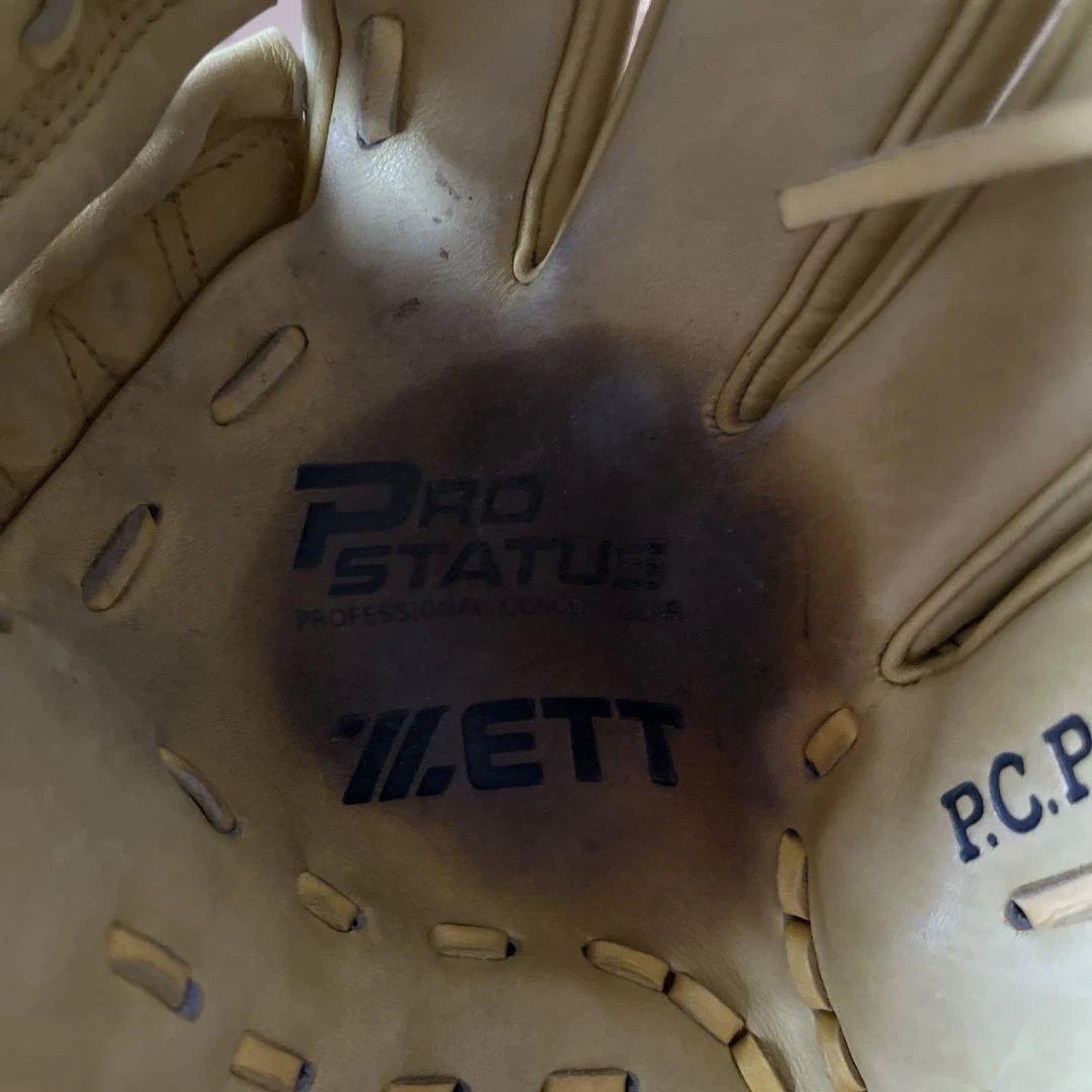 週末値下！ZETT PROSTATUS 野球グローブ イエロー