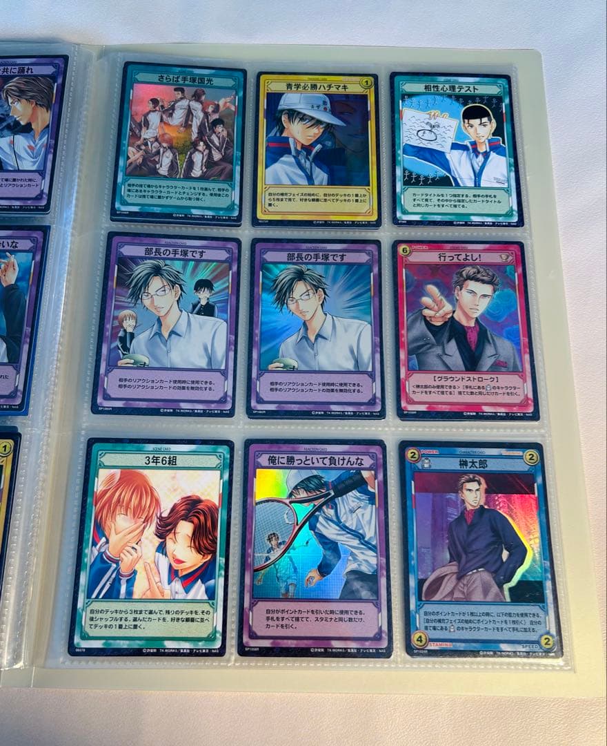 【91枚】テニスの王子様 TCGトレーディングカードCHARACTERカード