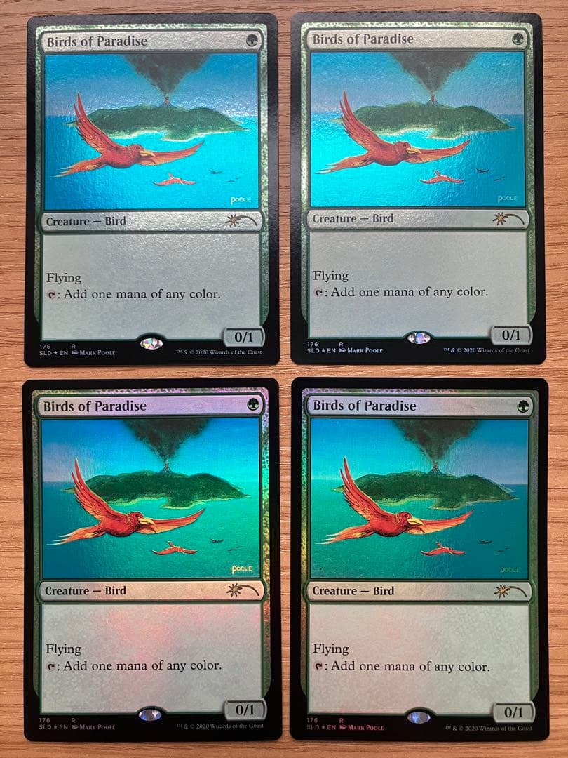 MTG 極楽鳥 Secret Lair FOIL 4枚セット