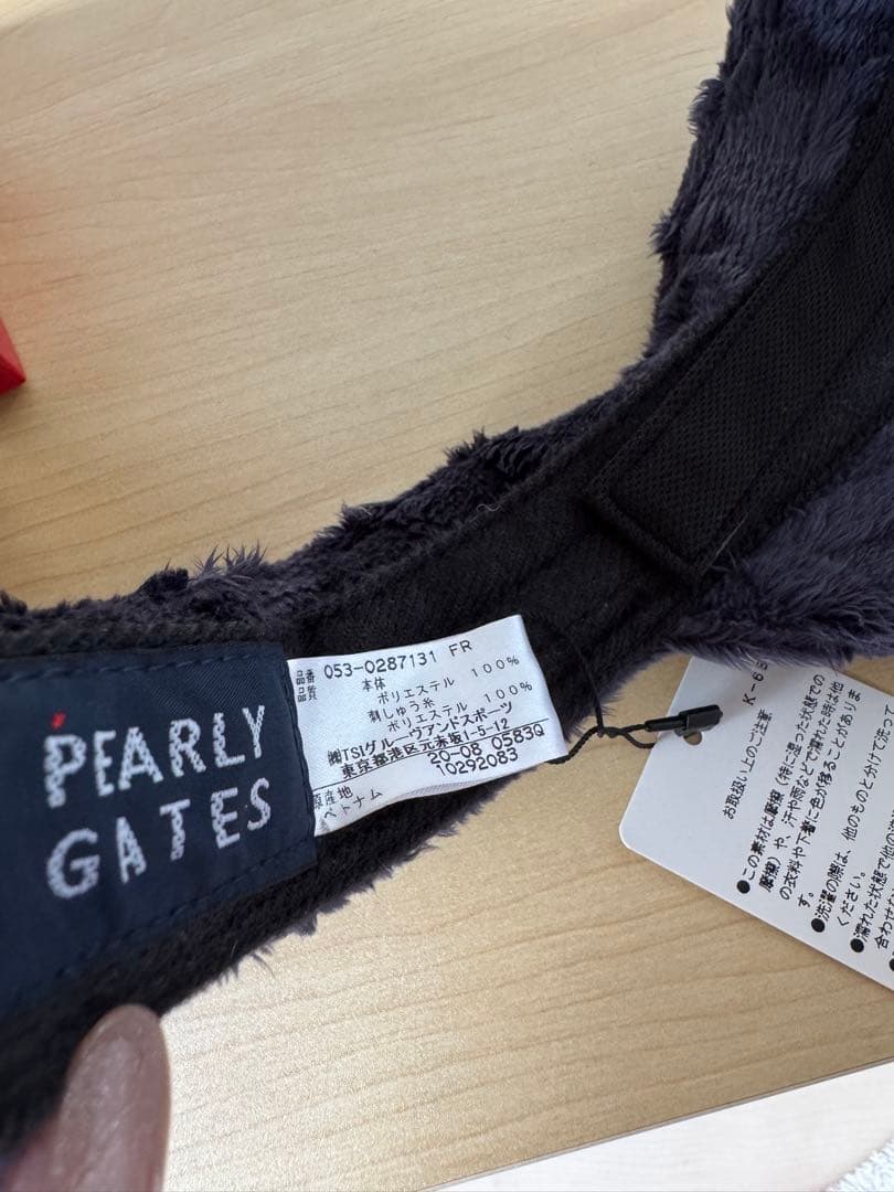 PEARLY GATES メンズ キャップとバイザー セット