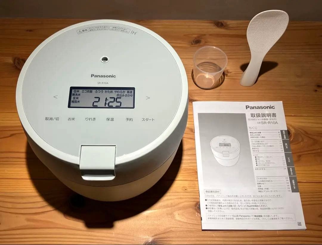Panasonic 炊飯器 SR-R10A 5合 一年使用 美品