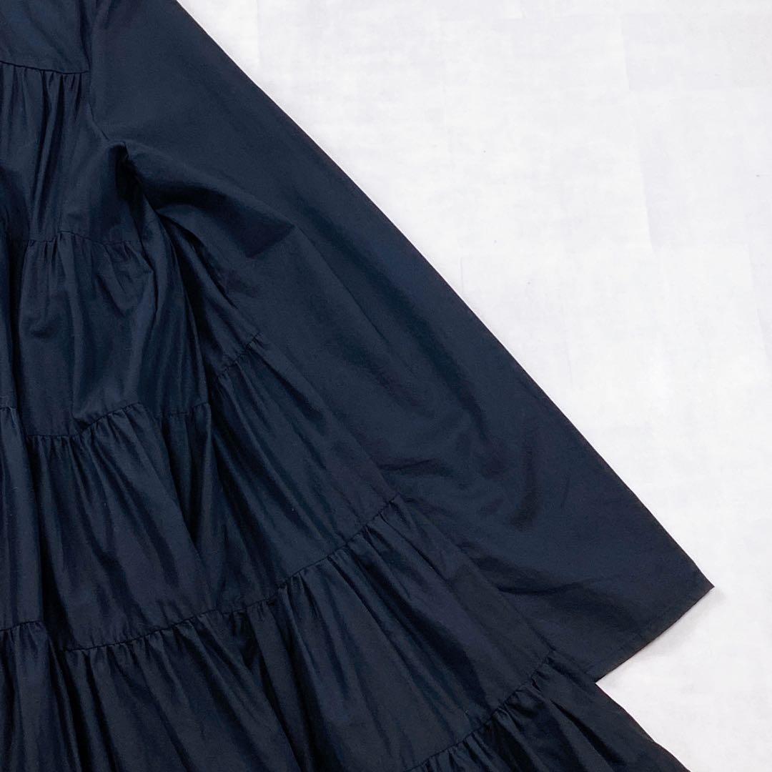 未使用級 極美品 現行タグ マーレット ソリマン ティアードフリルワンピース