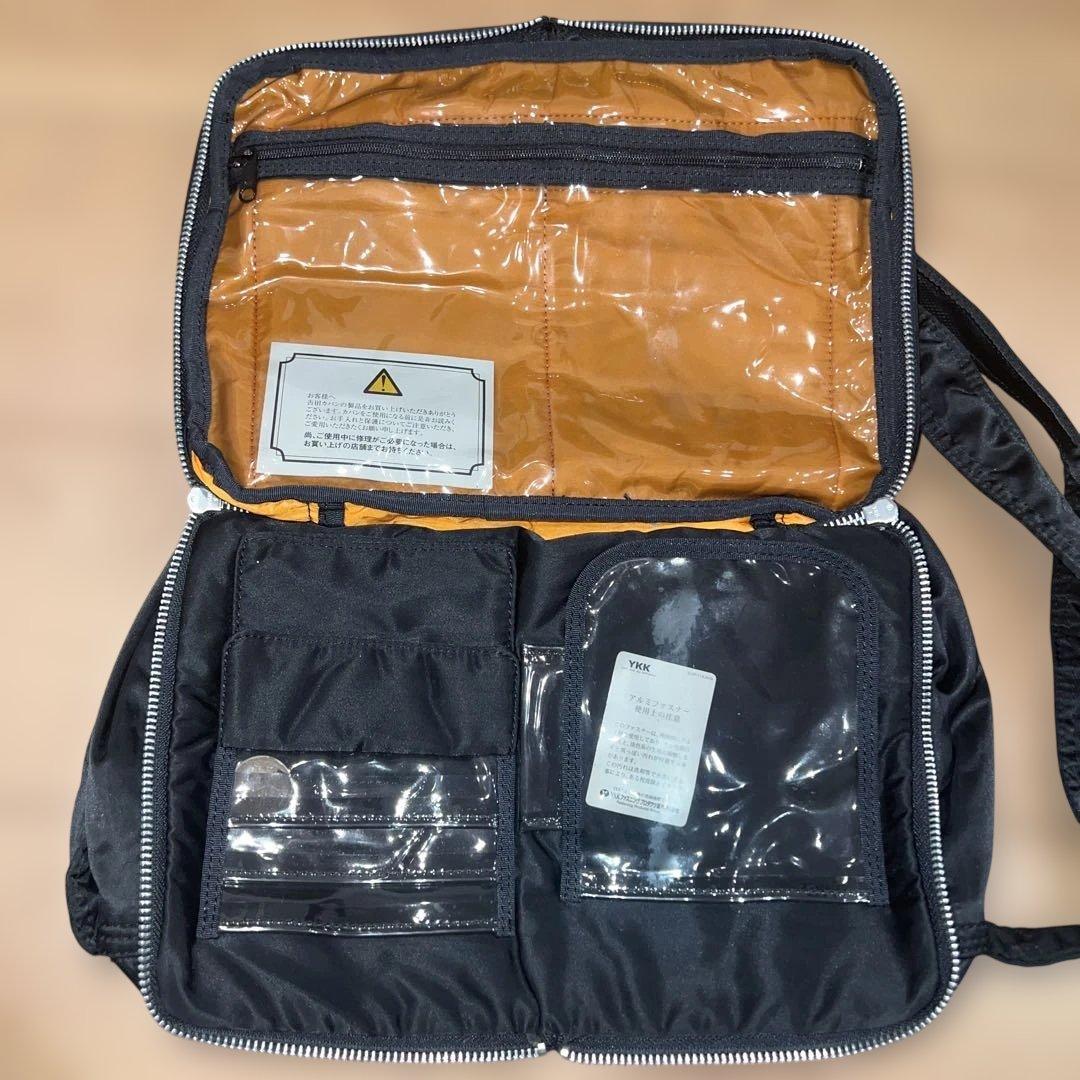 【良品✨/ 廃版】ポーター ショルダーバッグ L 2層式 斜め掛け クロスボディ