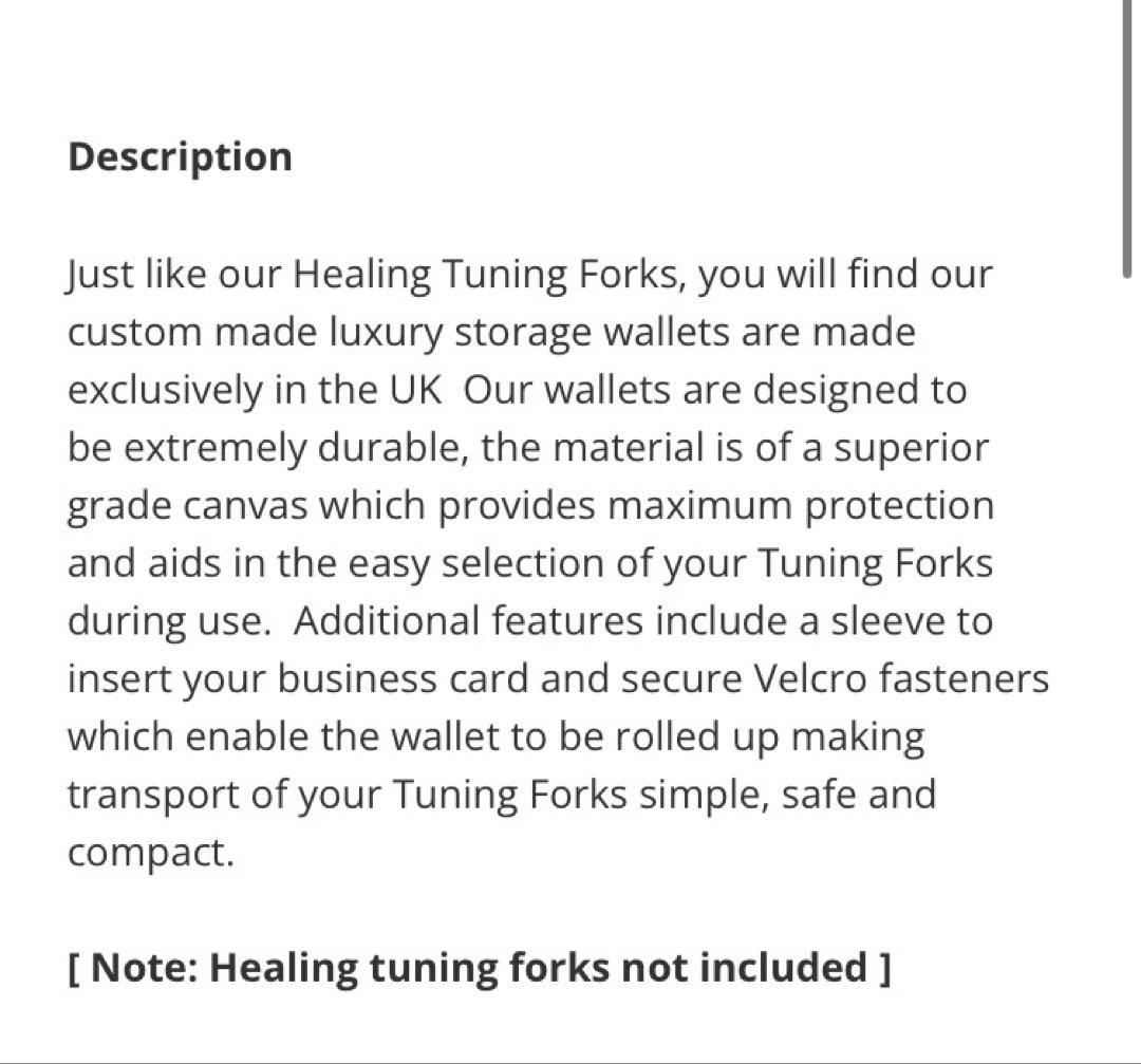 神の音ヒーリング音叉セット　ヒーリングチューニングフォーク