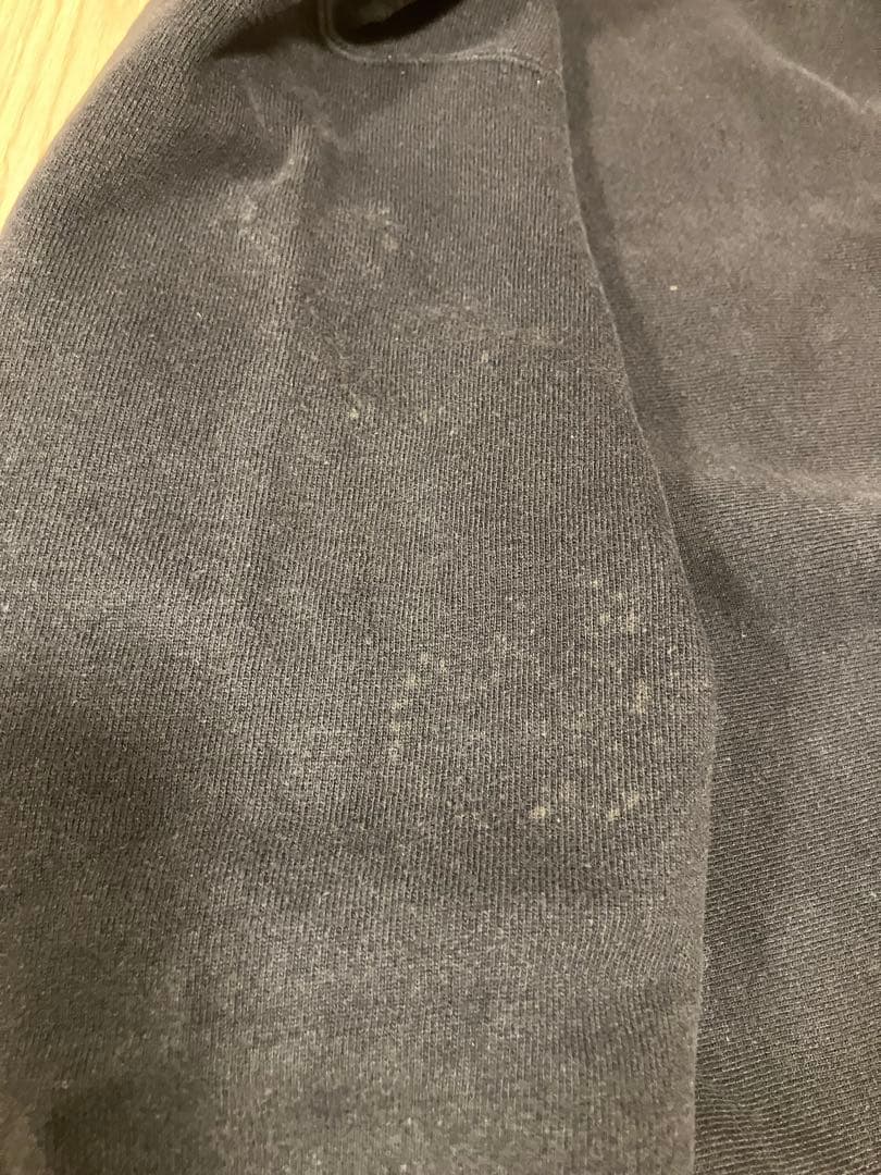 90s ビンテージ チャンピオン　リバースウィーブ　刺繍タグ　USA製　ブラック