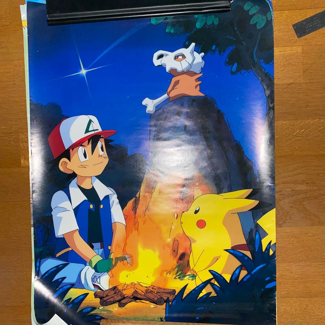 【未使用】ポケモン バンプレキャラポスター 当時物 6枚セット 非売品