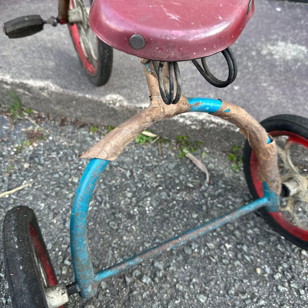 お値下げ‼️蔵から出てきた　アンティーク三輪車　デッドストック