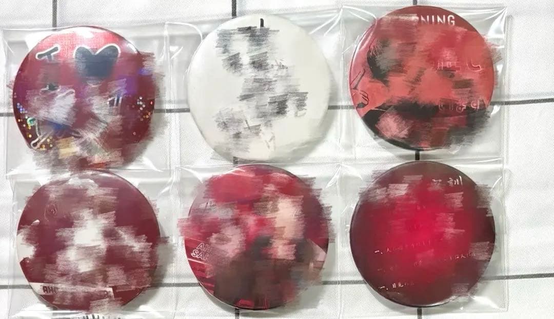 しまさか BD うらさかキングダム となりの坂田 シクレ 実写 等身 缶バッジ