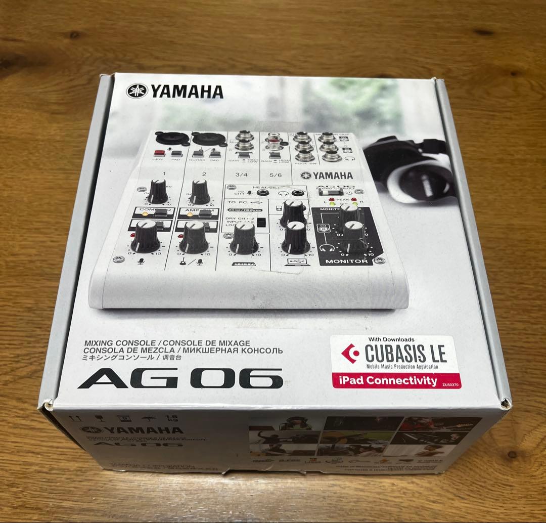 YAMAHA AG 06 ミキシングコンソール＋コンデンサーマイクセット