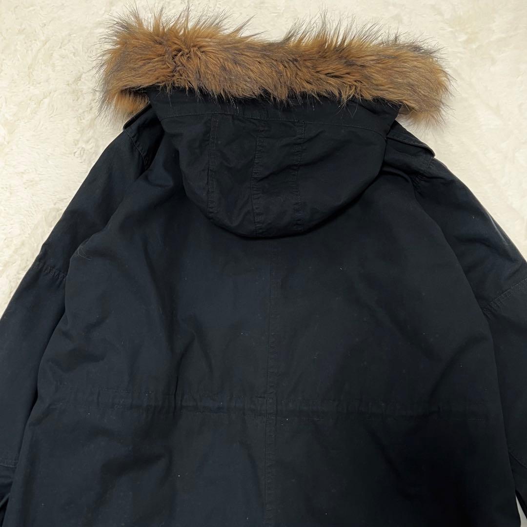 【にや】ネイバーフッド✨️10周年記念　モッズコート　ファー　取り外しフード