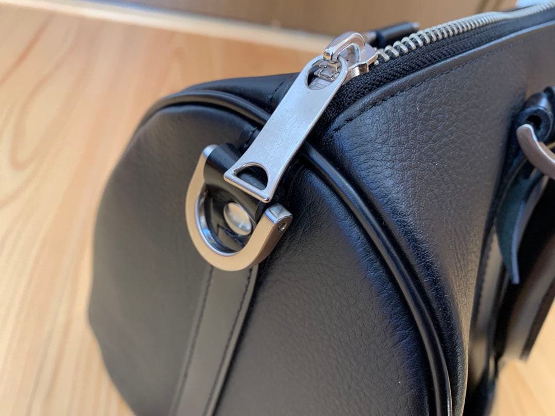 MBハイエンド レザーショルダーバッグ ミニボストン