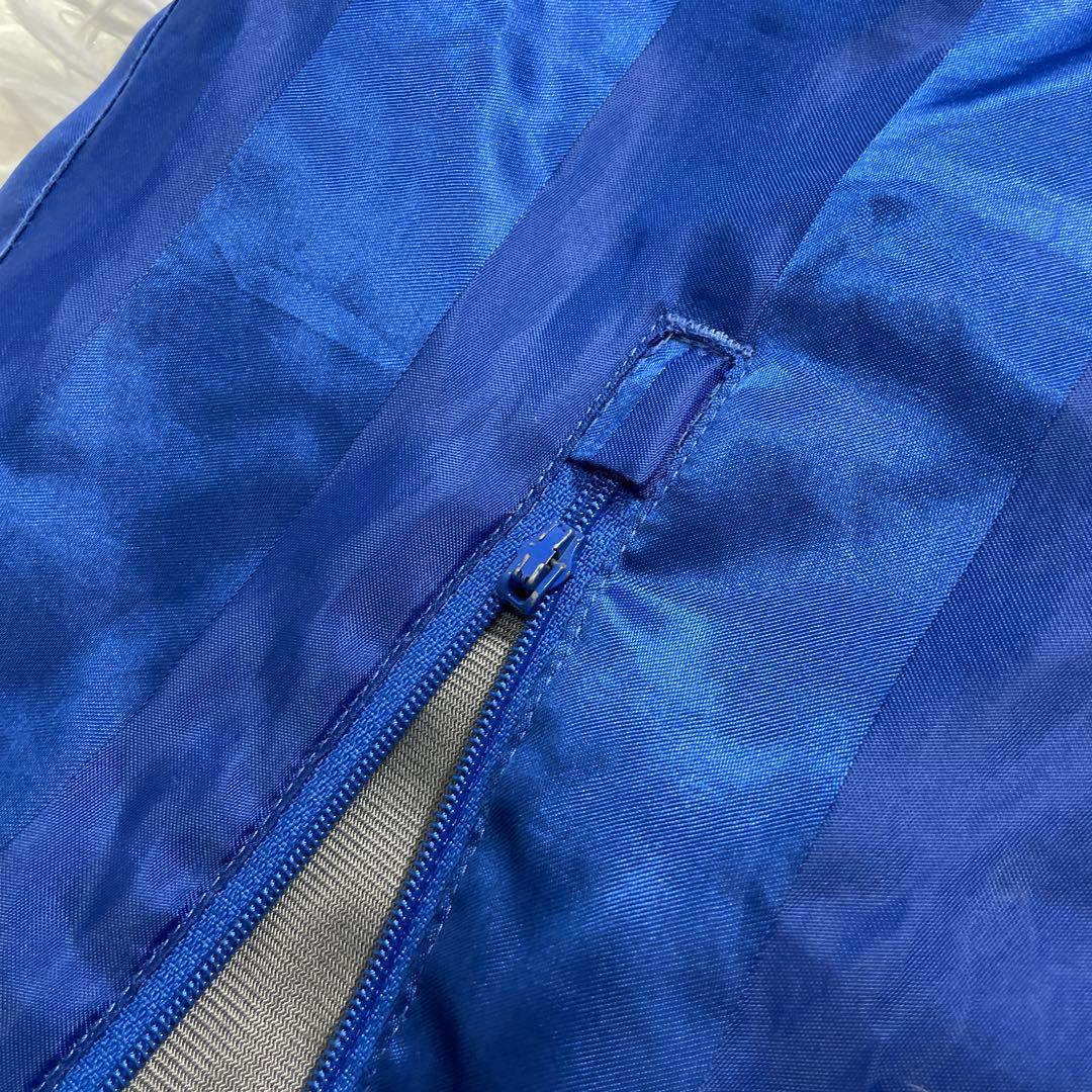 PUMA プーマ　上下セットアップ　青　ストライプ　光沢　スポーツジム　部活