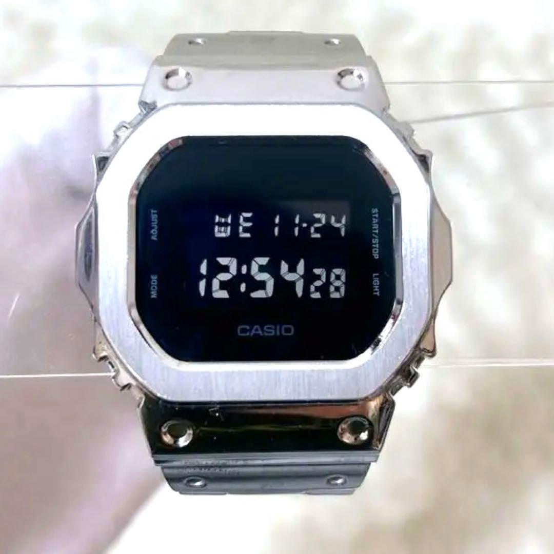 【美品】CASIO DW5600 フルメタル　時計　腕時計