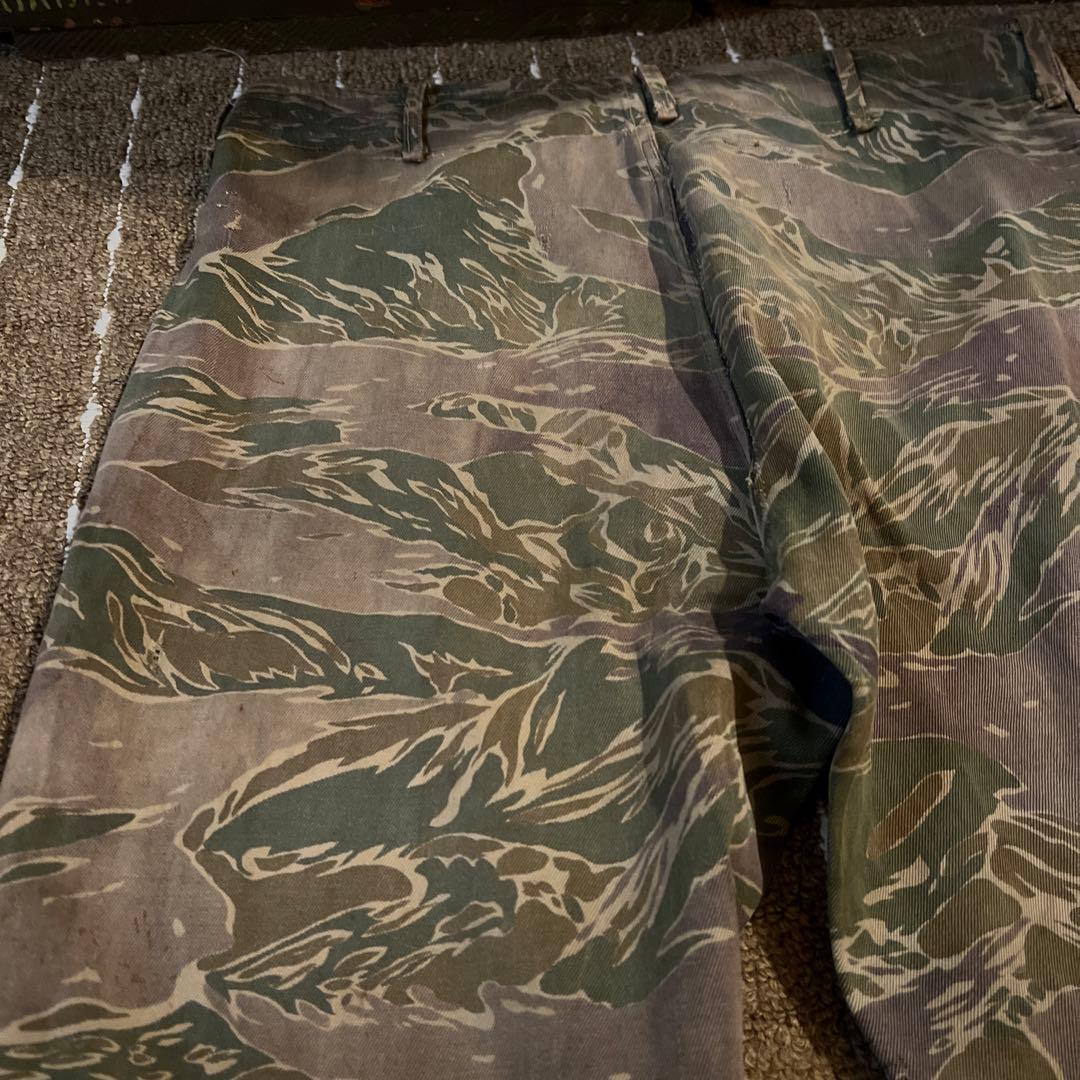 60S 鬼フェード　実物　タイガーストライプ　タイガーカモ　ベトナム戦