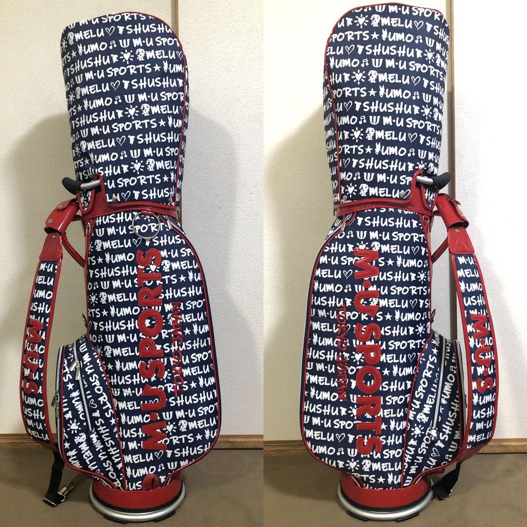 超美品 入手困難 ゴルフバッグ MUスポーツ 売り切れ 廃盤 希少 一番人気