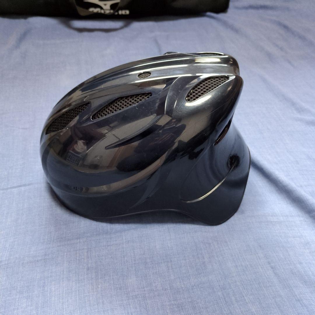 硬式ミズノキャッチャー防具セット 紺 ヘルメット付き