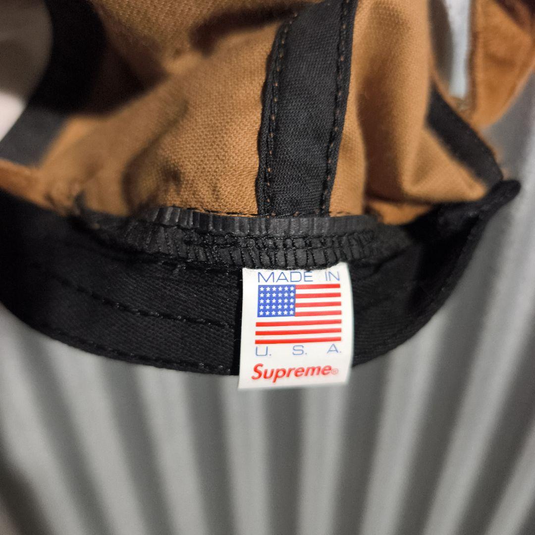 Supreme Velvet S Logo 6-Panel ベルベット Sロゴ茶