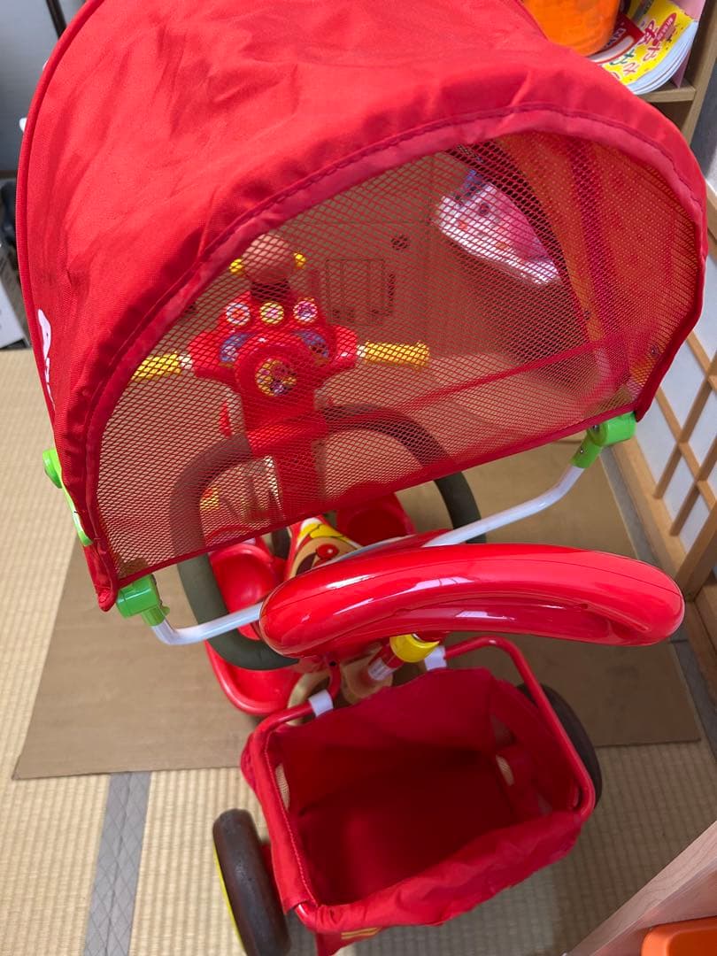 アンパンマン三輪車　デラックス2 引取り
