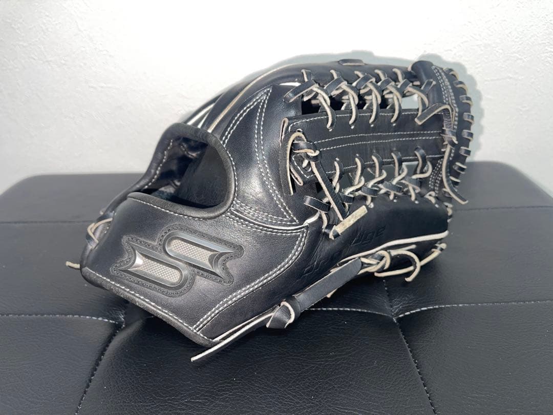 SSK プロエッジ　外野手用　軟式グローブ　PEN-87419F 型付け済み　黒