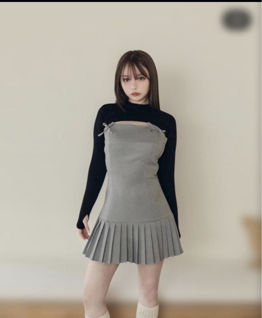 ワンピース ANDMARY Karen knit set mini dress