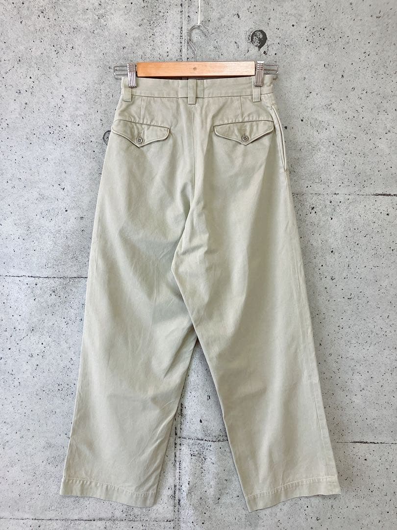 マディソンブルー ハイウエスト チノ チノパン ベージュ 01