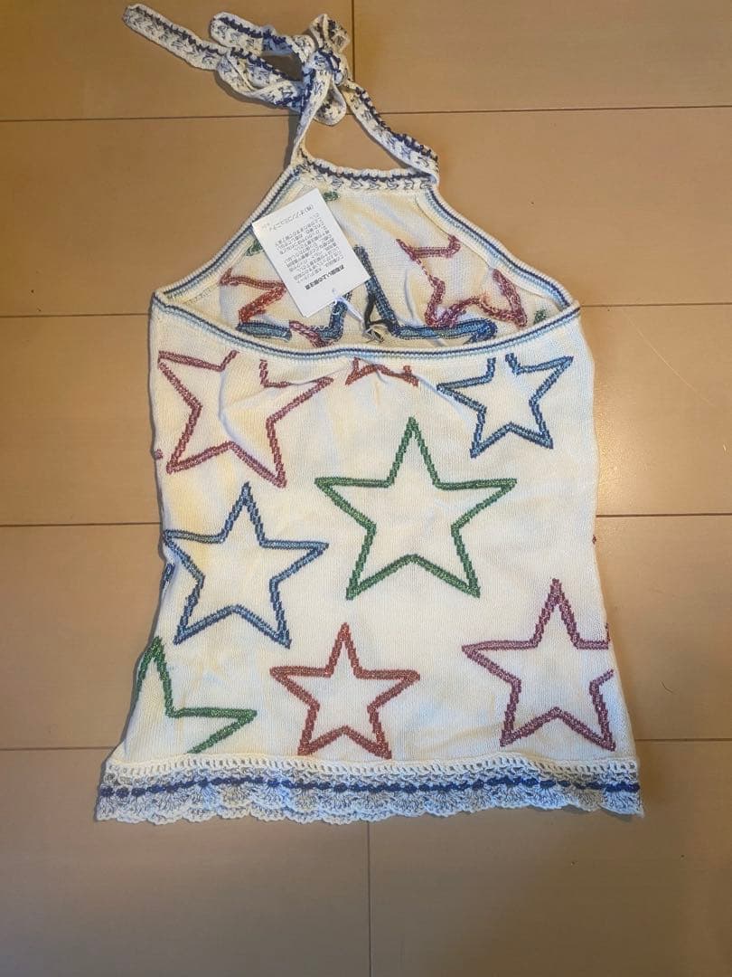 新品　初期　ヒステリックグラマー '90 ネオン柄　ホルターキャミソール　Y2K