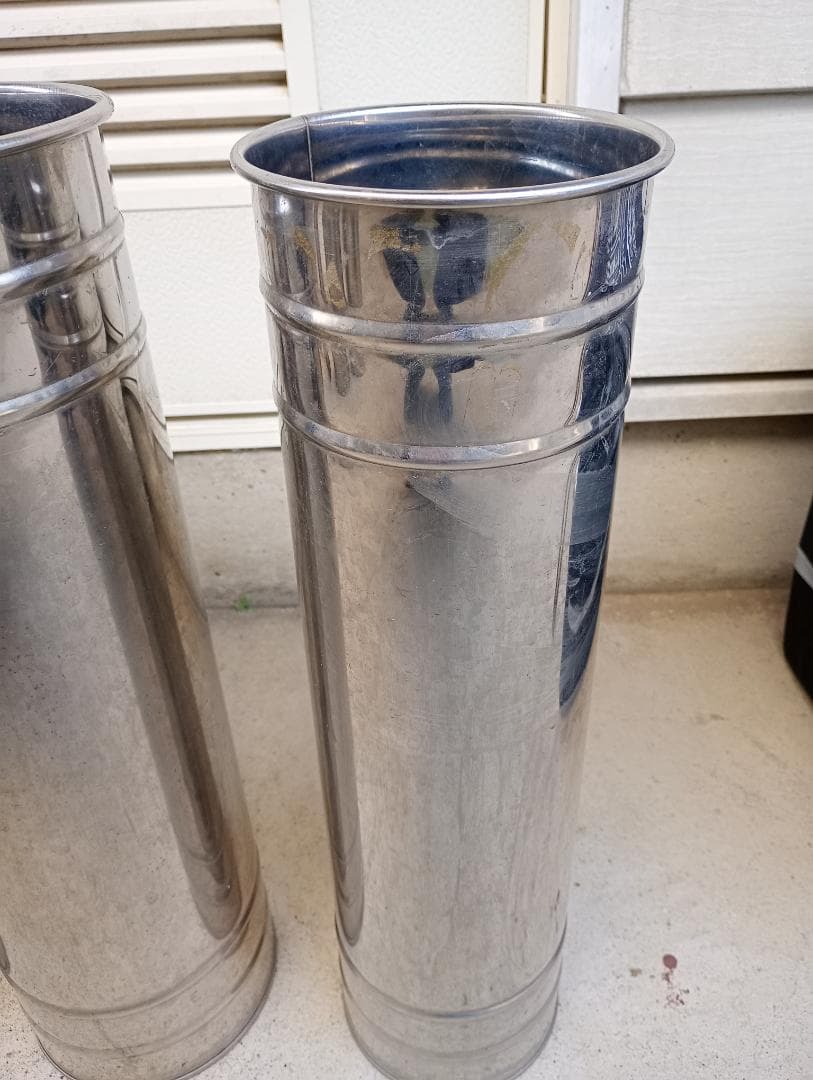 ☆ステンレス花桶 ロングサイズ４個セット No3