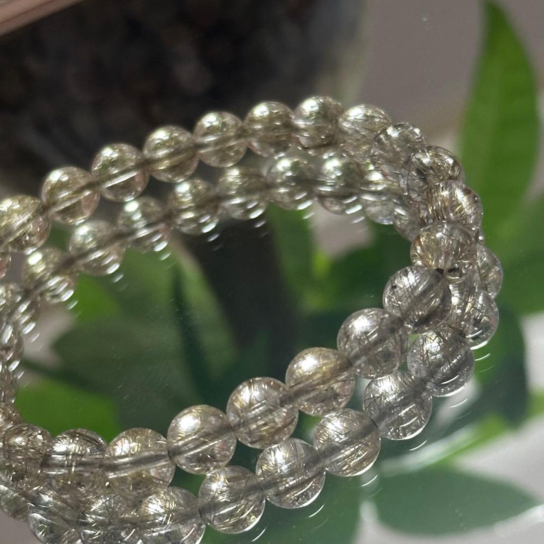 【一点物】最上級レベル シルバールチル 7mm 透明度高 針ミチミチ