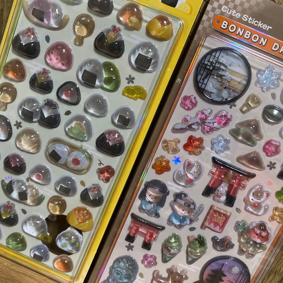 【正規品】ボンボンドロップシール　和柄　クーリア　匿名配送　8点セット