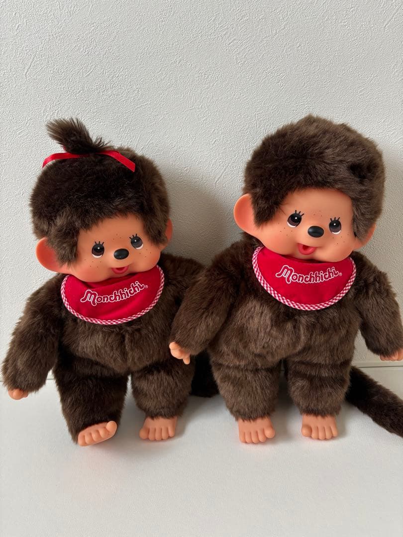 Monchhichi ぬいぐるみ 2体セット プレミアムスタンダード L