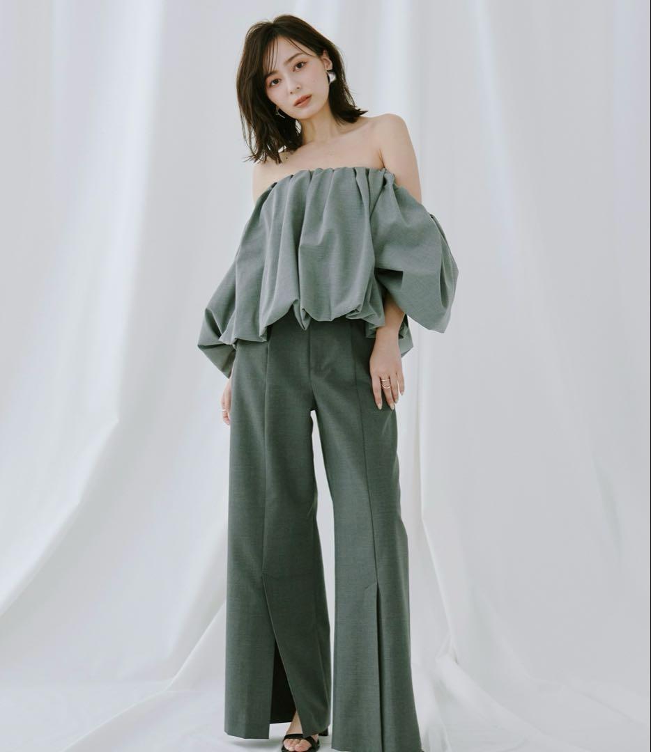 【新品タグ付】anuans/ボリュームバルーントップス