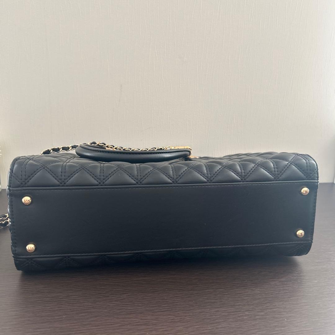 新品　ランダ RANDA 2WAYキルティンラージバック ブラック A4対応