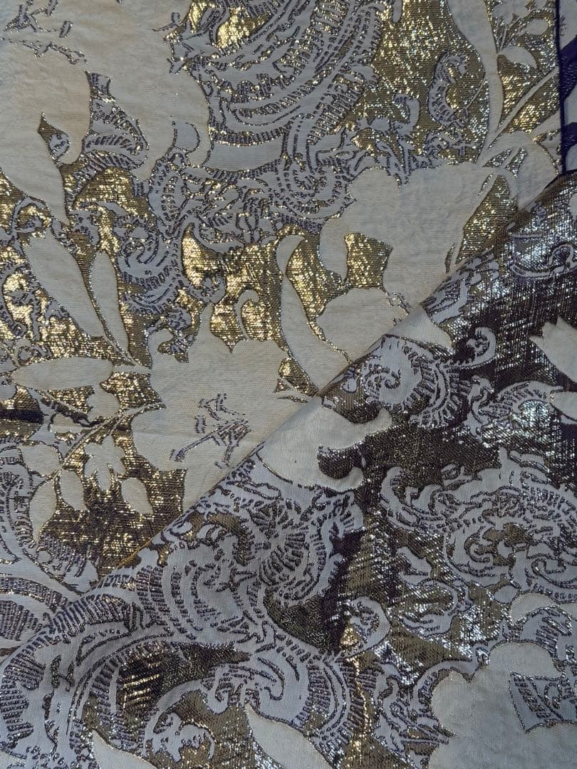 大人兵児帯【スノーホワイトプラチナシルバー】【リズヴァイオレット】の2点セット