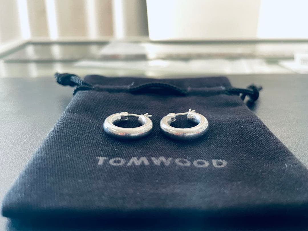 TOM WOOD シルバー フープピアス
