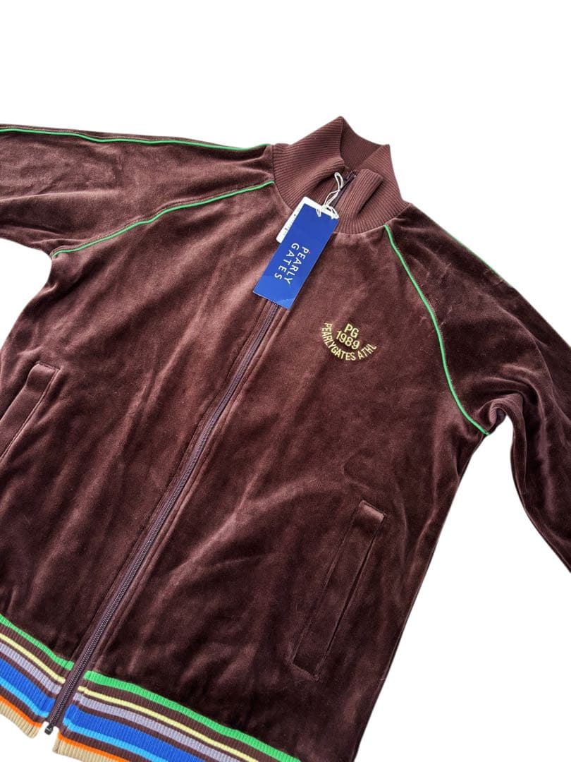 新品未使用　PG パーリーゲイツ　ジャケット　ブルゾン　ベロア　レディース1 M