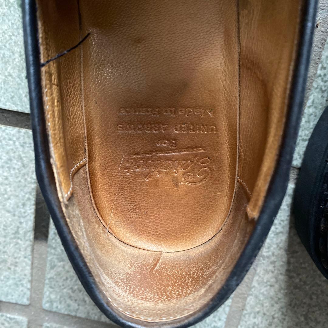 パラブーツ　ファー　ローファー