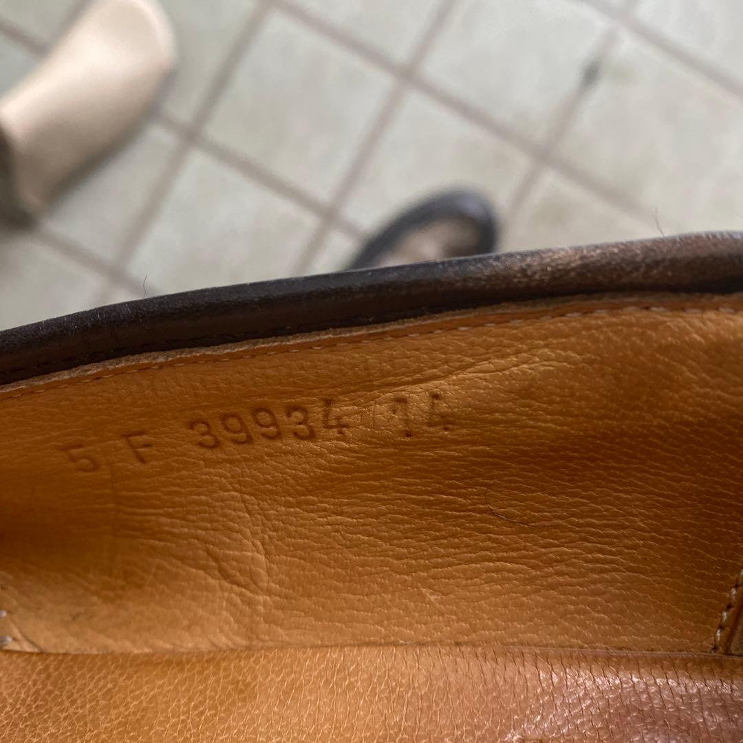 パラブーツ　ファー　ローファー