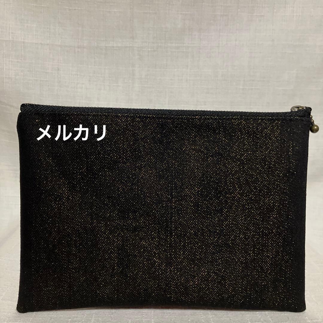 ガシャ髑髏　ハンドメイド　トートバッグ　Ｌ字ファスナー長財布　ポーチ　がま口財布