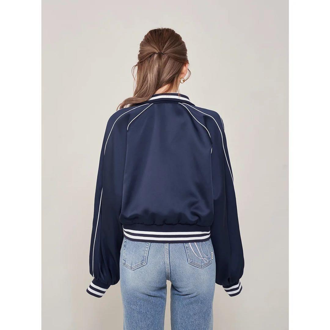 新品タグ付き ダーリッチ Darich Clubスカジャン ネイビー