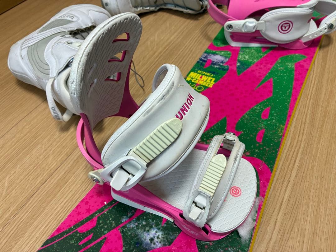 IGNIO BURTON レディース スノーボード3点セット イグニオ バートン