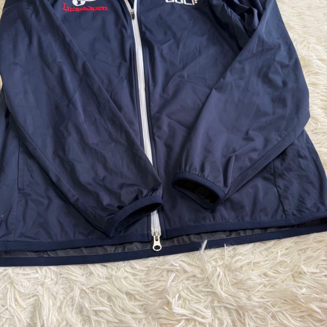 【ビームスゴルフ】美品 ジップジャケット 2way ネイビー Mサイズ メンズ