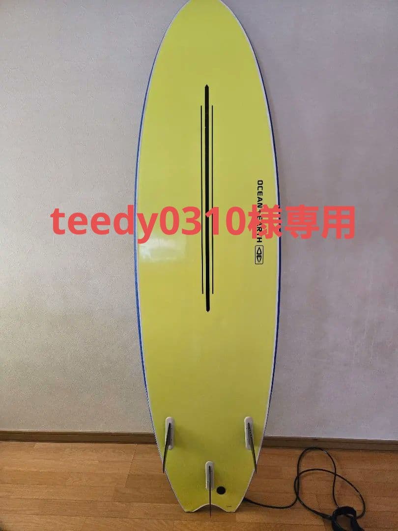 OCEAN+EARTH 7'0ソフトボードリーシュ付き　引き取り限定