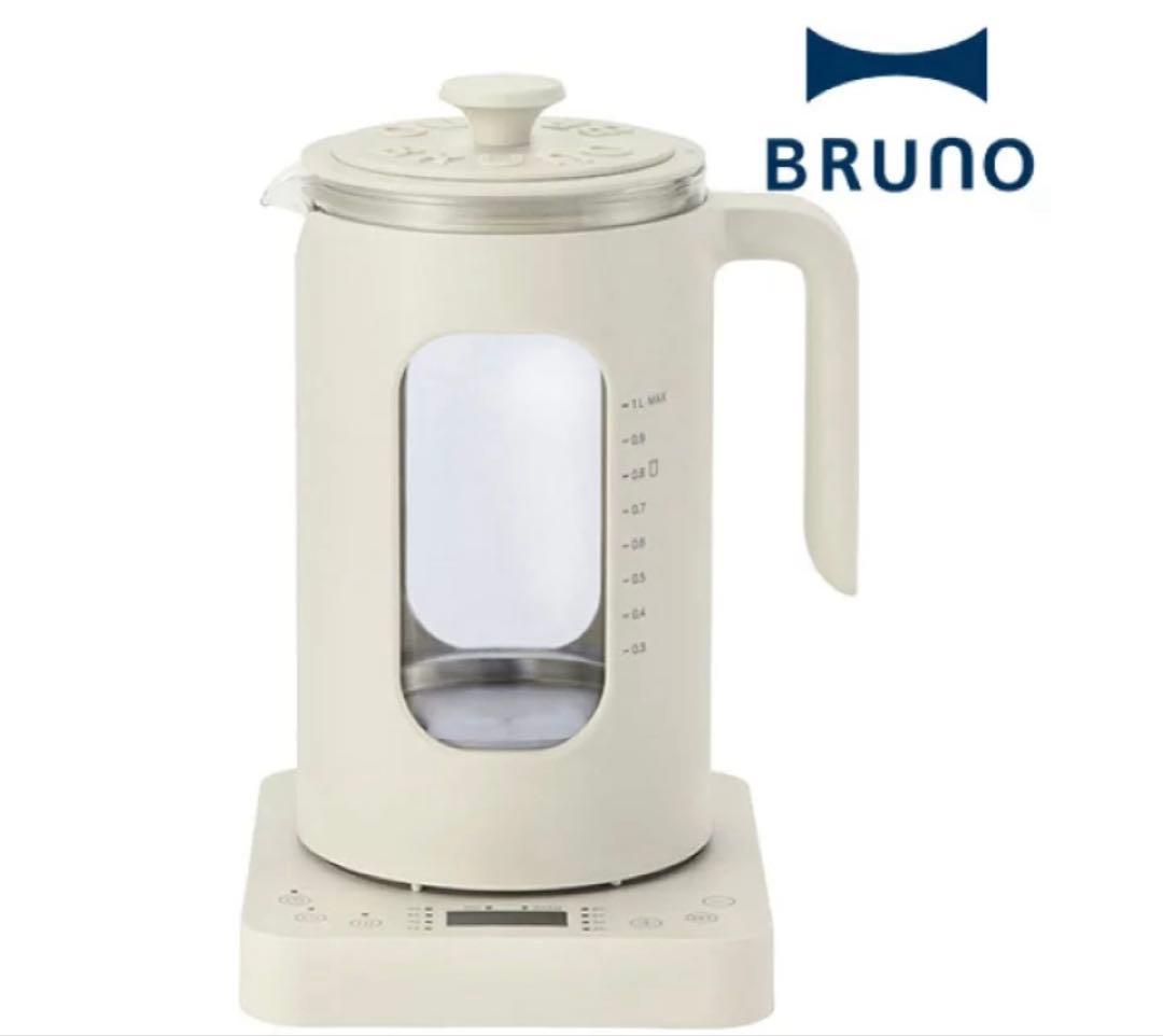 【新品未使用】BRUNO 温度調節マルチケトル 1リットル　ホワイト