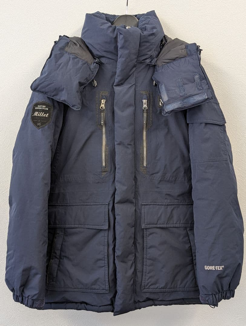 ☆値下げ☆【MILLER】ミレー GORE-TEX ネイビー ダウンジャケット
