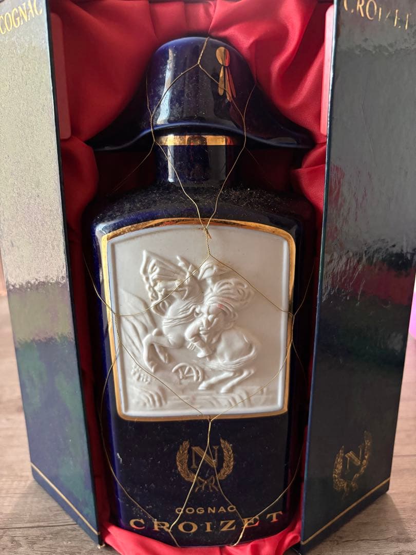 【未開栓】CROIZET NAPOLEON COGNAC 陶器ボトル お酒