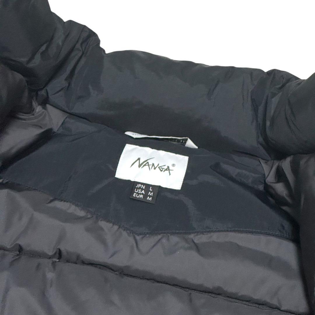 美品　NANGA オーロラテックス スタンドカラーダウンジャケット ブラック　L