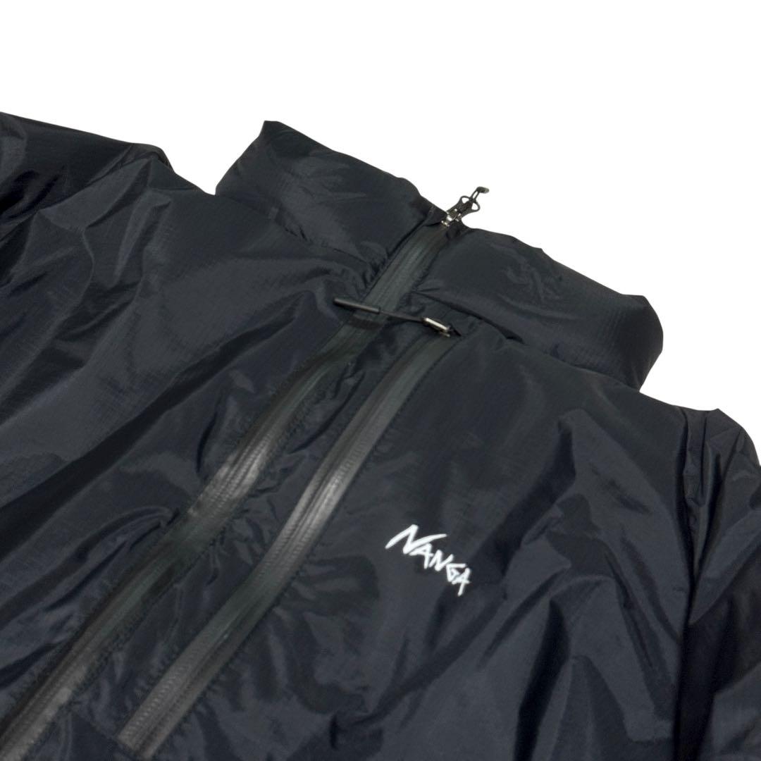 美品　NANGA オーロラテックス スタンドカラーダウンジャケット ブラック　L
