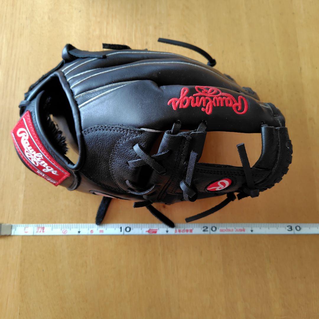 Rawlings 軟式内野用グローブ 黒　ジュニア　中古美品
