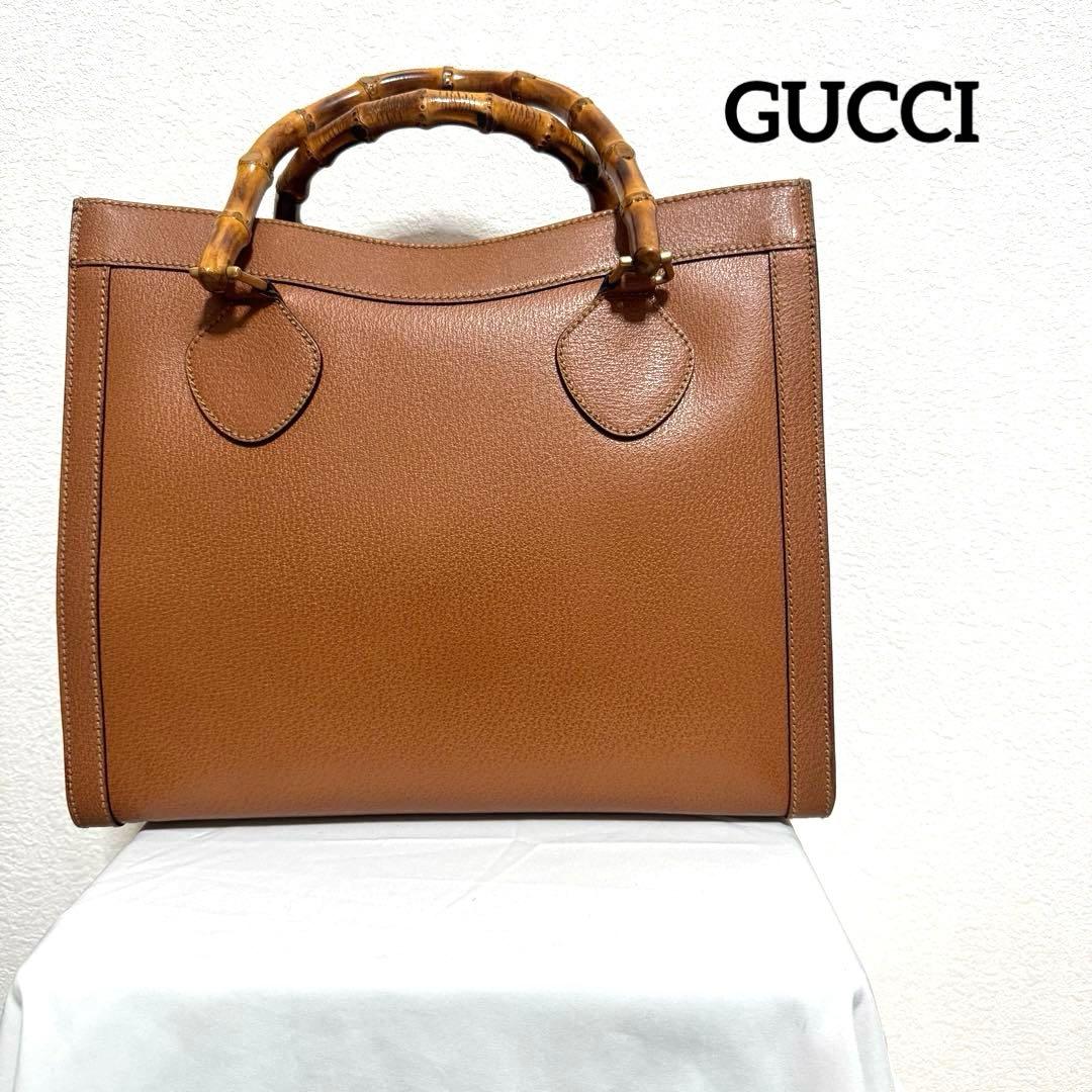 GUCCI レトロ ハンドバッグ バンブーハンドル 90s